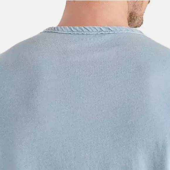 NWT Lucky Brand Men's Long Sleeve Triblend Notch Neck Henley with button closur - Picture 13 of 15